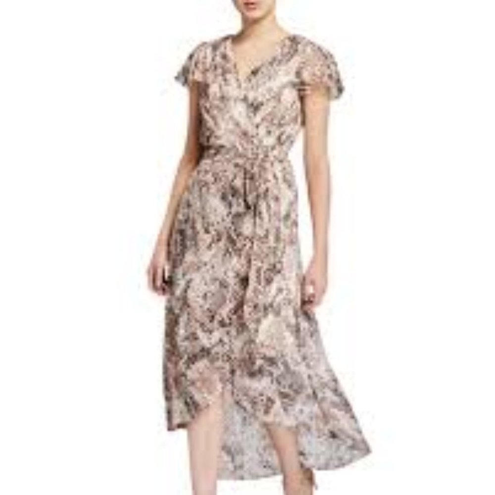 Julia Jordan Python Print Asymmetrical Dress